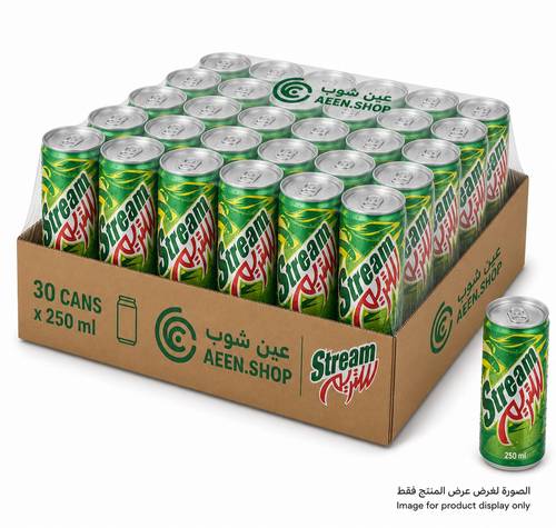 Stream Refreshing Soda 250ml - Carton containing 30 cans