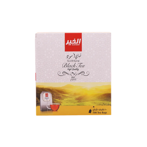 شاي الخير شاي اسود 100 كيس