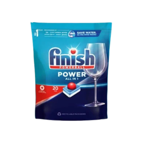 Vanish All-in-One Blue Dishwasher Tablets, 20 Tablets, 1 Pack