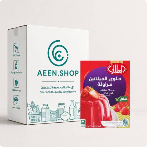 Al Alali Strawberry Jelly 80g, 72 packs per carton
