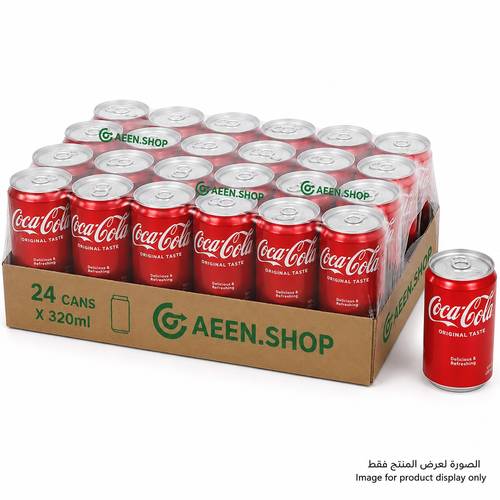 كوكاكولا مشروب غازي 320مل 24 عبوة في الكرتون
