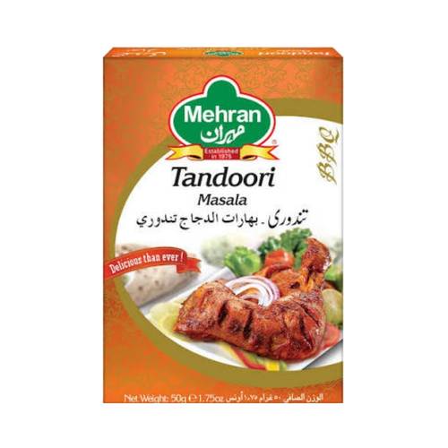 Mehran Tandoori Powder 50g 1  Pack