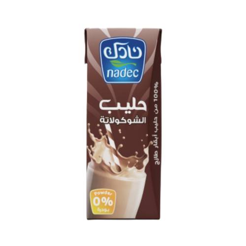 نادك حليب شكولاتة 185 جرام 18 عبوة في الكرتون