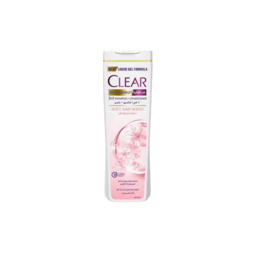 Clear Women's Shampoo, Smooth & Shiny, 400ml,1  Pack