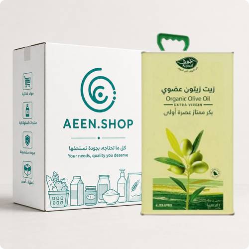 الجوف زيت زيتون الاصلي 4 لتر 4 عبوات في الكرتون 