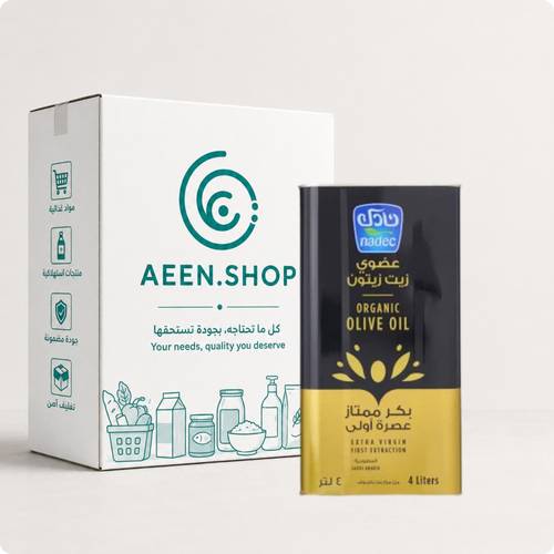 نادك زيت زيتون بكر ممتاز 4 لتر 4 عبوات في الكرتون 