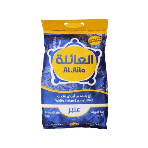 Family Rice Amber Plastic 5kg1  Bag
