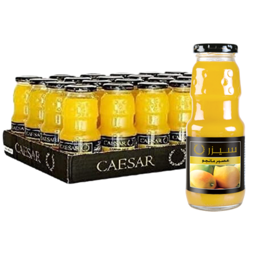 Caesar mango juice 250 ml, 24 glass bottles per carton