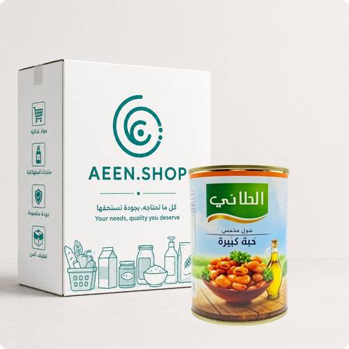 Al-Ta'i Foul Medames Large Beans 400g, 24 Packs per Carton