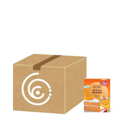 Al Alali Orange Cake Mix 500g, 12 packs per carton