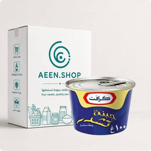 جبنة شيدر من كرافت 100 جرام 60 عبوة في الكرتون