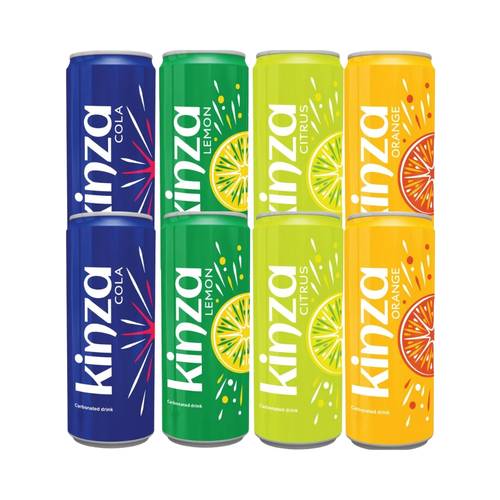 Kinza 250ml Pack of 8 Assorted Packs
