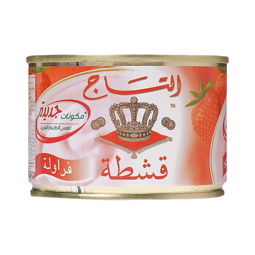 قشطة التاج بالفراولة 155 جرام عبوة واحدة
