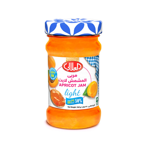 Al Alali Apricot Jam Light 340g One Pack
