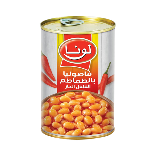 Luna Beans in Tomato and Hot Pepper Sauce 400g 1 Pack
