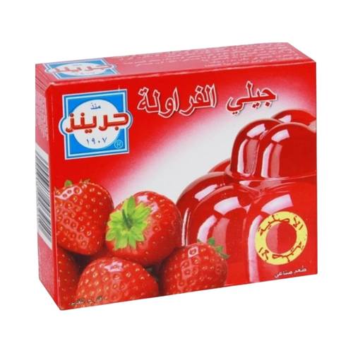 Greens Jelly Strawberry Flavor 80g 1  Pack