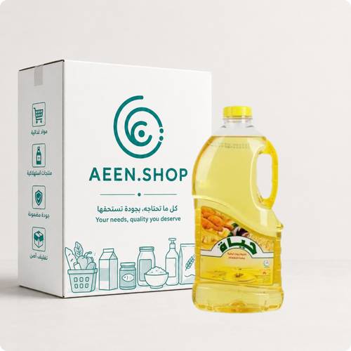زيت حياة للقلي 1.5 لتر 6 عبوات في الكرتون 