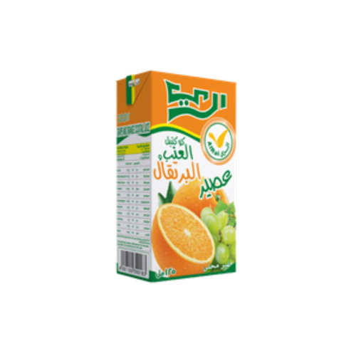 عصير الري كوكتيل العنب والبرتقال 125 مل 24 عبوة في الكرتون