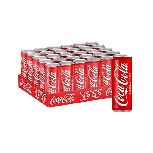كوكا كولا 250 مل 30 عبوة في الكرتون