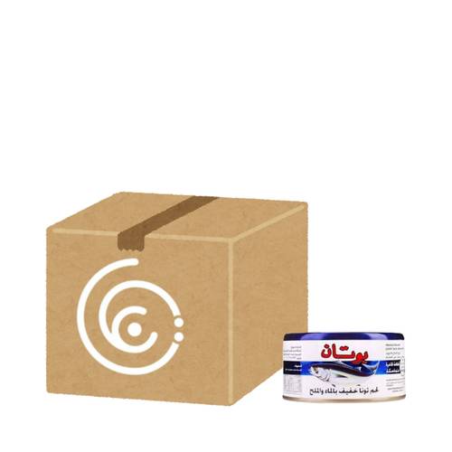 Butan tuna in water and salt, 90 grams, 24 packs per carton