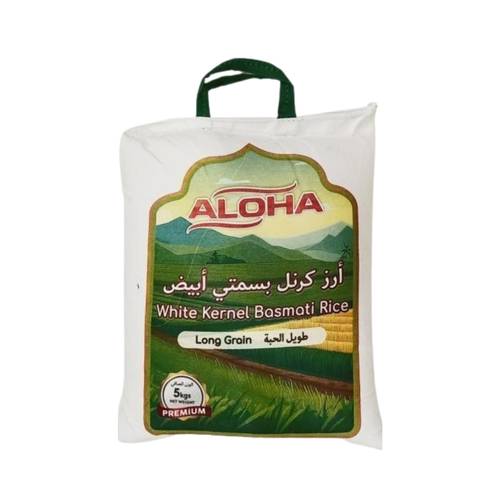 Aloha Kernel White Basmati Rice 5 kg, 1 bag