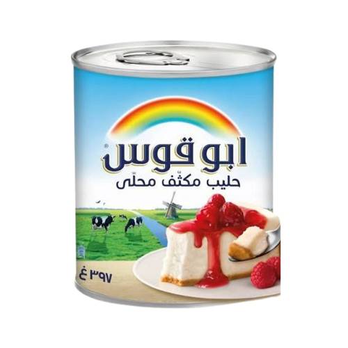 حليب ابو قوس مكثف محلى 397 جرام عبوة واحدة