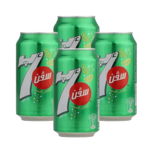 7UP Can 320ml Pack of 4