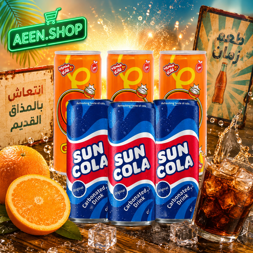 سن كولا وسن توب مشروب غازي ربطة من 3 عبوات سن كولا و 3 عبوات سن توب