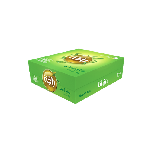 باجة شاي اخضر 100 كيس