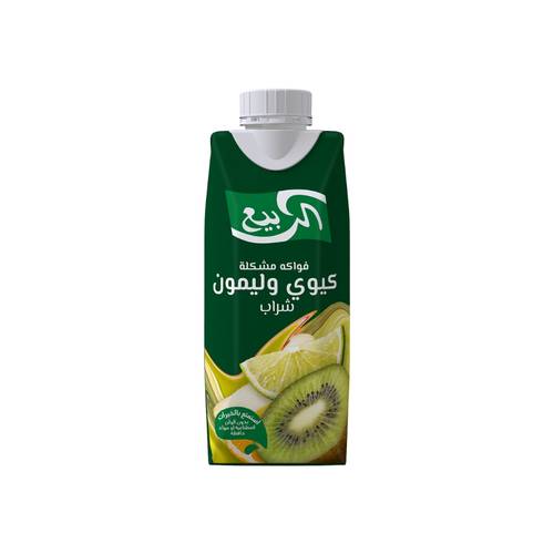 Al Rabie Mixed Fruit Drink Kiwi & Lemon 250ml 18 Packs in a Carton