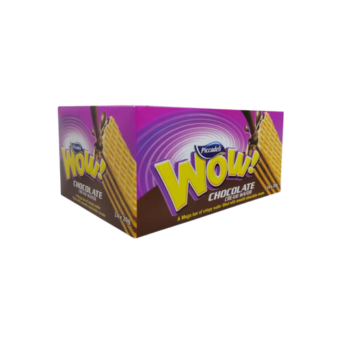 Wow Chocolate Wafer Biscuits 24 Pieces 20g