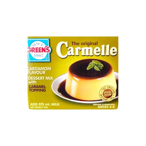 Greens Cream Caramel with Cardamom 70g 1  Pack
