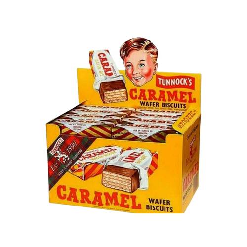 Abu Walad Original Chocolate Caramel Wafer Biscuits 30g x 48 pieces