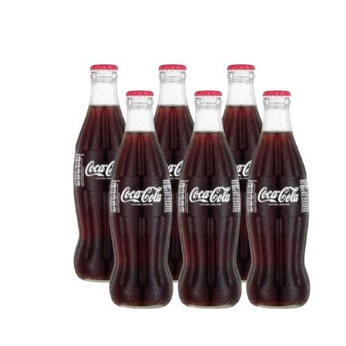 Coca-Cola 250ml Pack of 6 Glass Bottles