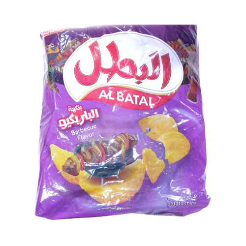 البطل رقائق البطاطس بنكهة الباربكيو 20 حبة 12 جرام