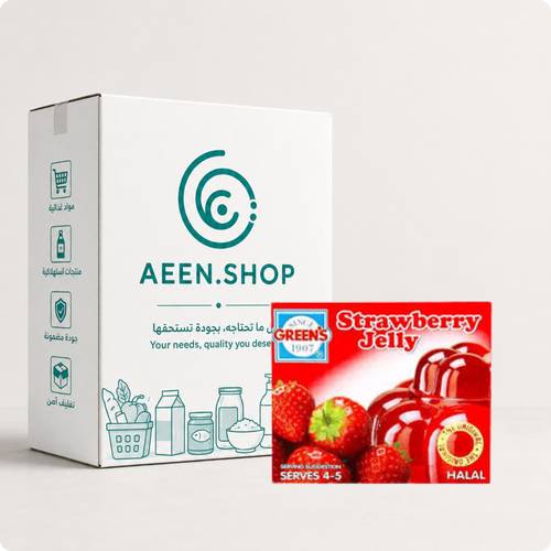 Greens Strawberry Jelly 80g, 72 packs per carton