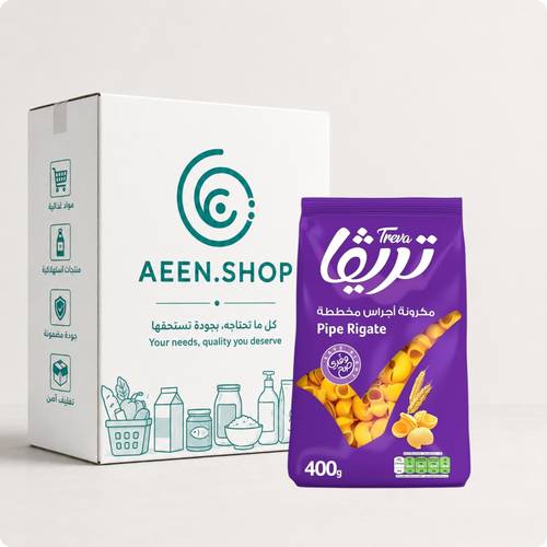 تريفا مكرونة اجراس مخططة رقم(316) 400 جرام 20 عبوة في الكرتون 