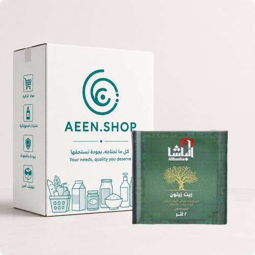 الباشا زيت زيتون 2 لتر 8 عبوات في الكرتون 