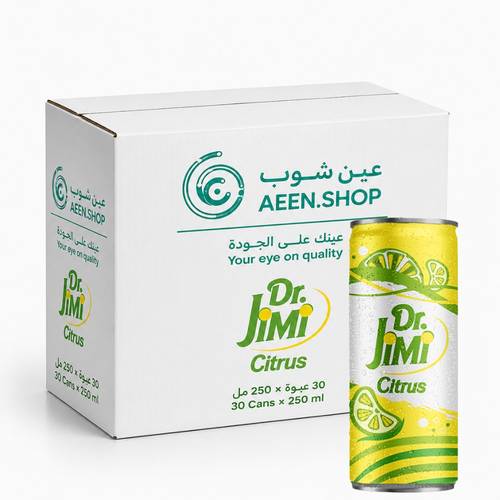 Dr. Jimmy's Citrus Soda 250ml, 30 packs per carton
