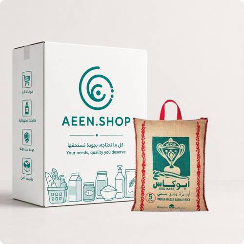 ارز ابو كاس مزة هندي بسمتي 5 كيلو 8 اكياس في الكرتون 