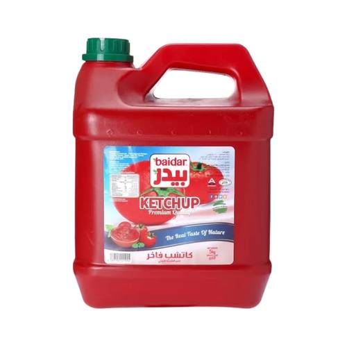 كاتشب طماطم بيدر جالون 5 كيلو عبوة واحدة 