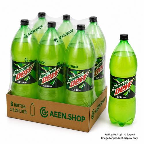 ديو مشروب غازي حجم عائلي 2 لتر 6 قوارير في الكرتون