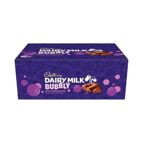 Cadbury Dairy Milk Bubbly Chocolate 12 x 24g