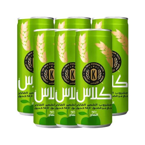 Class Apple Flavored Malt Drink 250ml Pack of 6