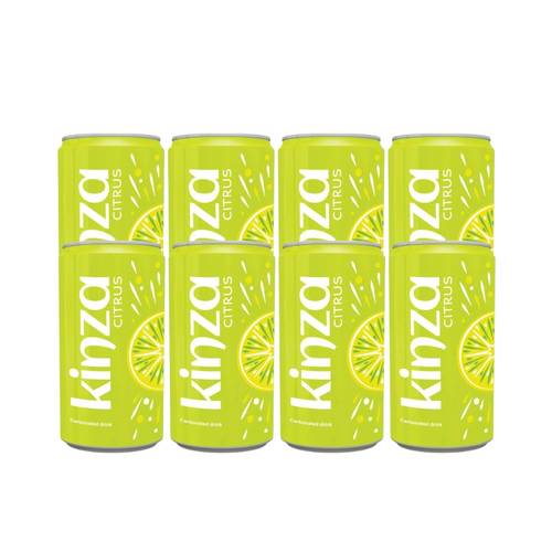 Kinza Citrus 185ml Pack of 8
