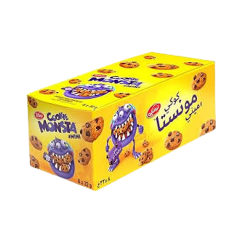 Cookie Monsta Mini Cookies Tiffany Chocolate Flavor 32g x 8 pieces per carton