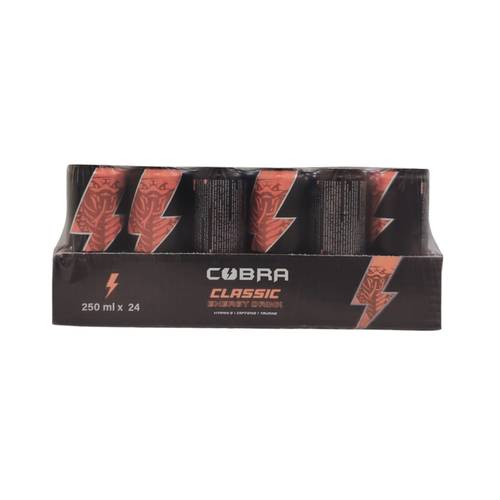 Cobra Energy Drink 250ml, 24 packs per carton