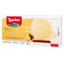 Loacker Tortina White Chocolate 125g 6 Pieces 1 Pack