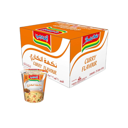 Indomie curry flavor cups 24 cups 60 grams