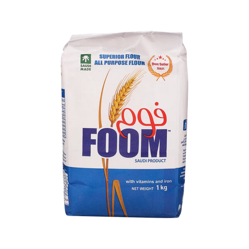 1 kg white flour foam